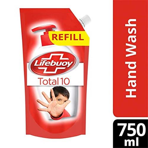 LIFEBUOY HANDWASH  TOTAL 10 750 ML (1+1)